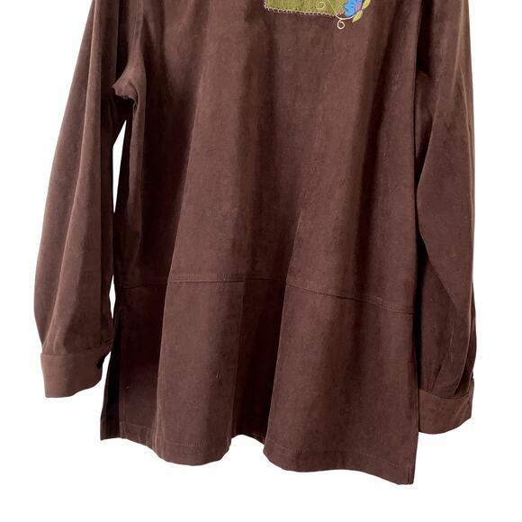 Amanda Smith Dresses button up velour long sleeve size 10 - Picture 7 of 8